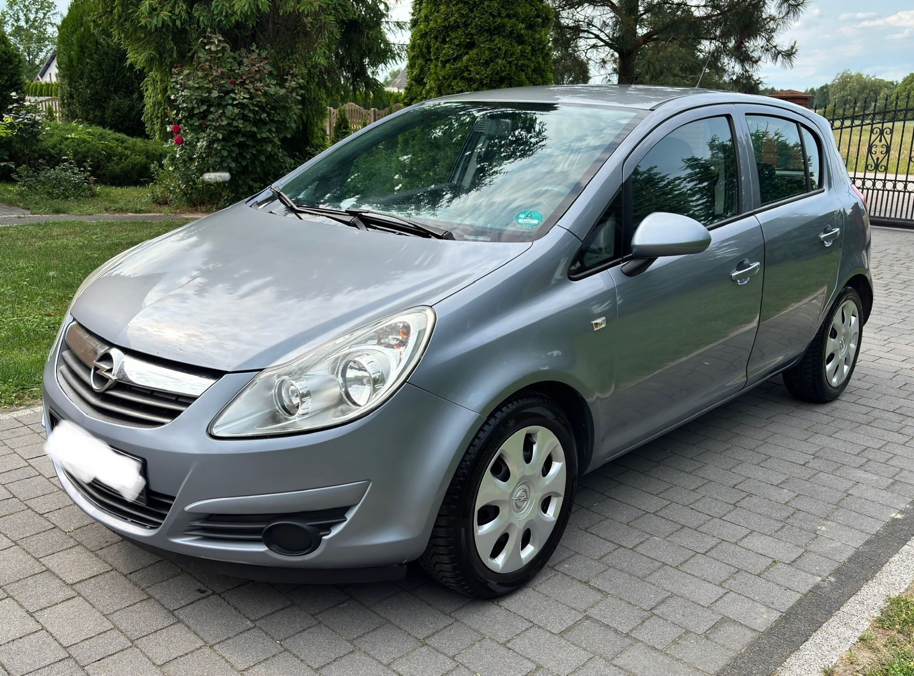 Opel Corsa 1.2 benzyna 80KM-2008r-Klimatyzacja-Webasto-Wspomaganie El. Szyby-