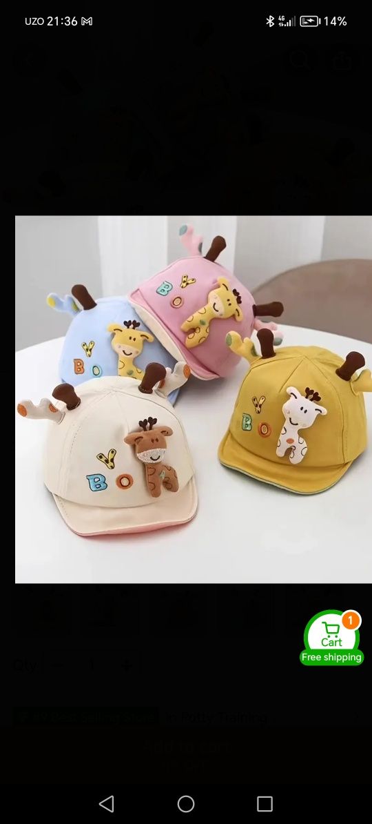 Chapéus para bebê