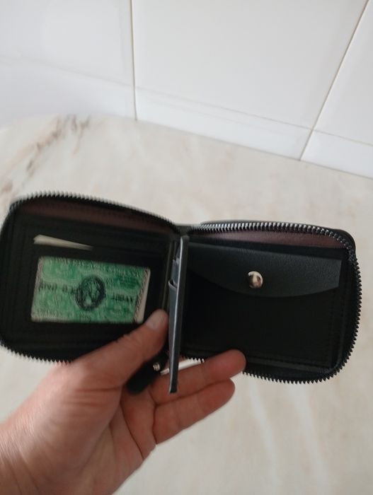 Carteira porta moedas