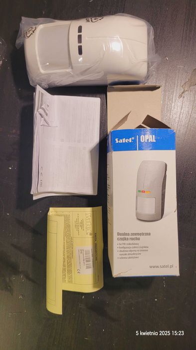 Nowa Zewnętrzna Czujka Ruchu Satel OPAL (PIR + Mikrofala)