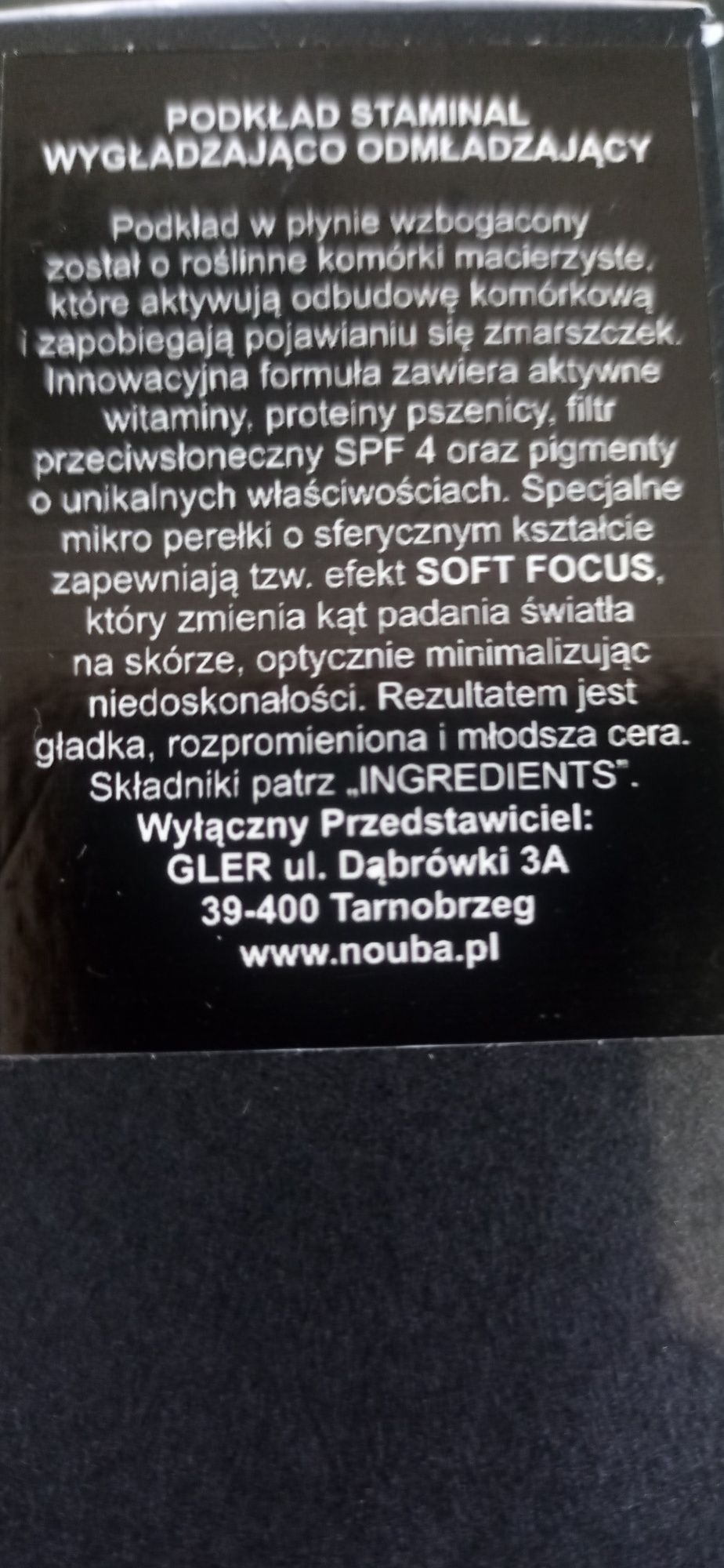 Podkład nouba 109 -Nowy