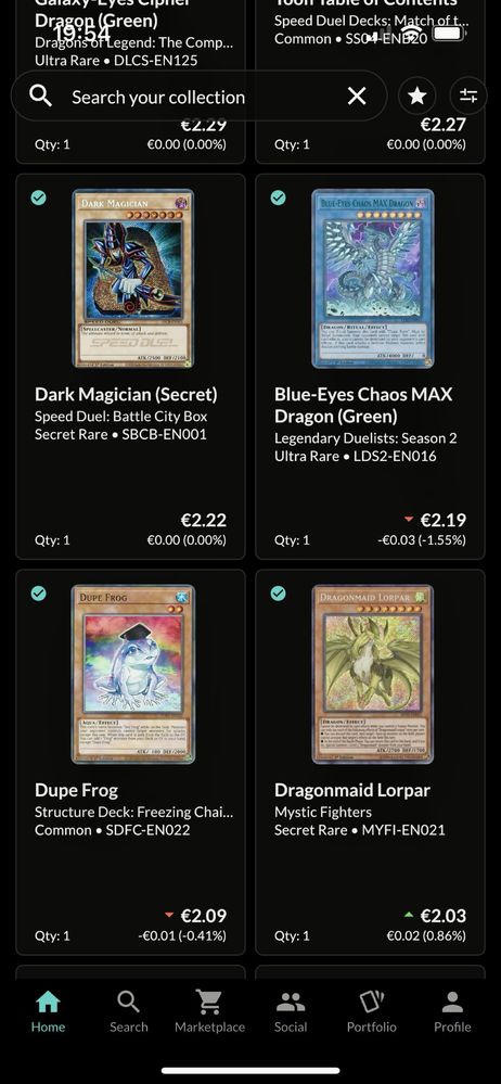 400+ cartas de Yugioh