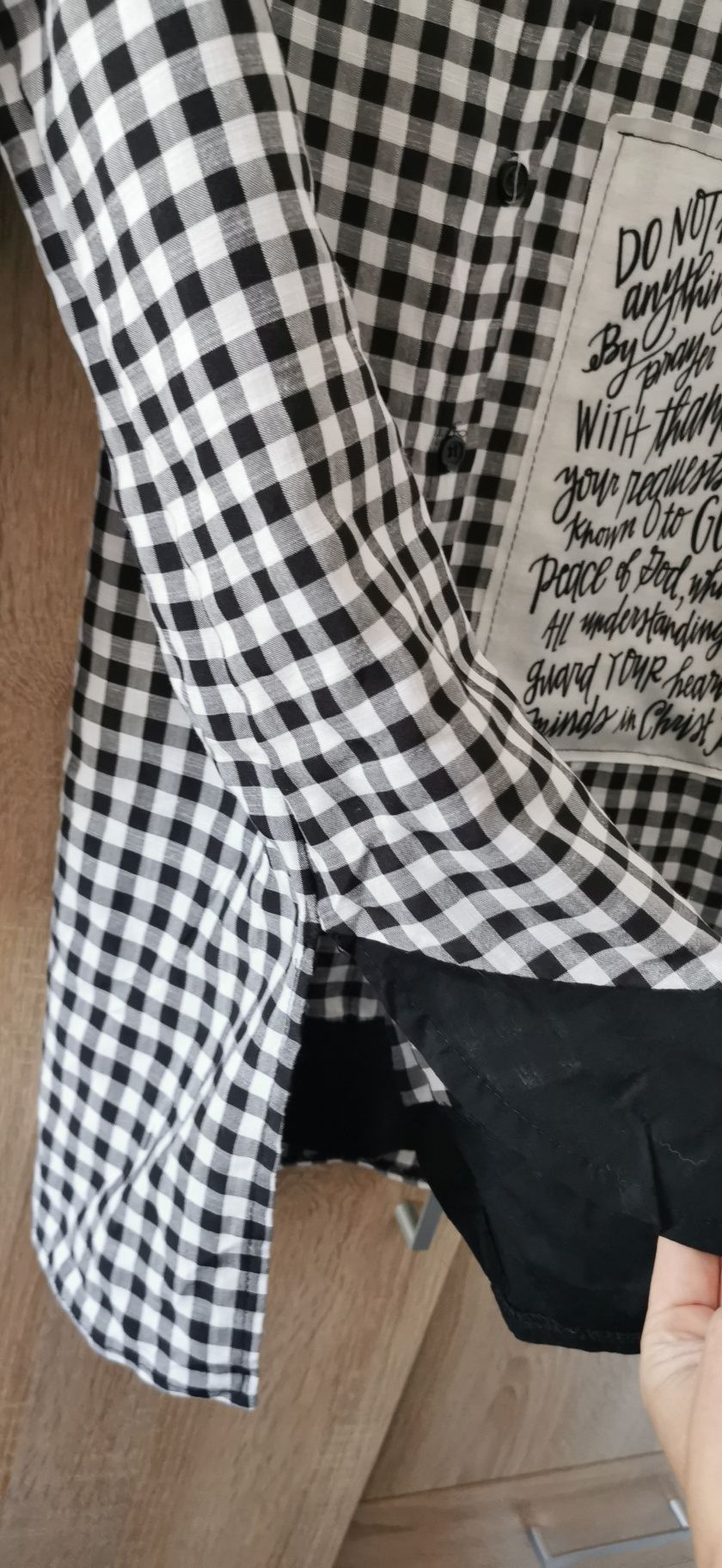 Koszula krata luźna dłuższa M-XL