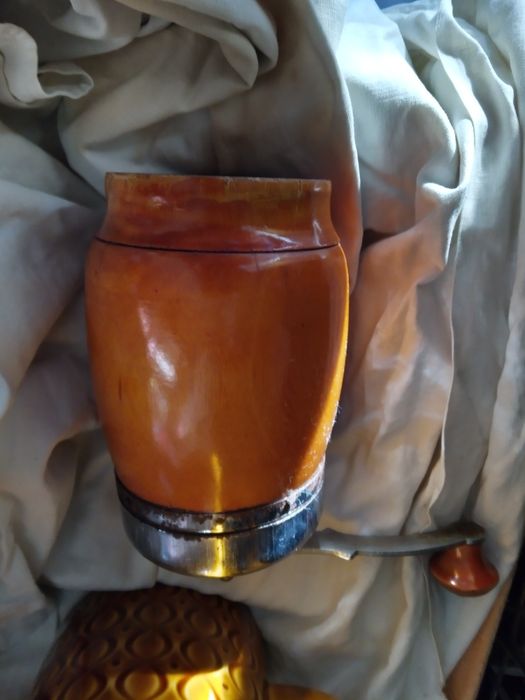 Młynek drewniany PRL