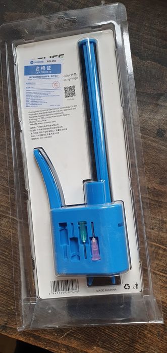 Dozownik wyciskacz do TOPNIKA KLEJU PASTY + IGŁY 30 do 60 ml