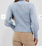 Nowy sweter z bufiastymi rękawami Moodo rozmiar XS