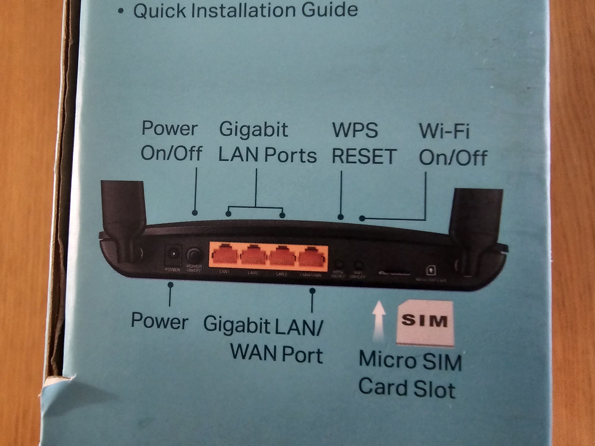 TP-Link Router Archer MR600ink Router Archer MR600 - banda larga sim