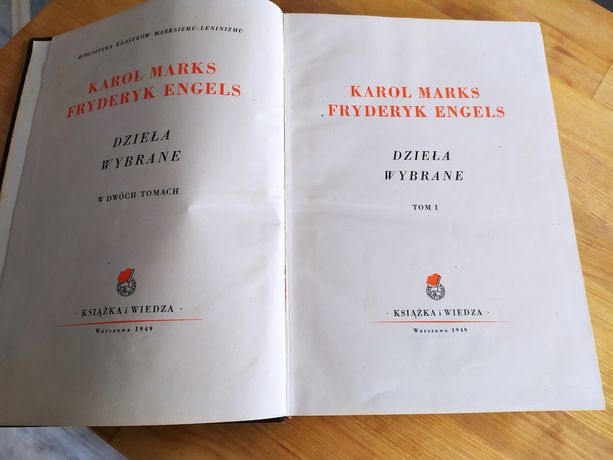 Marks Engels Dzieła wybrane