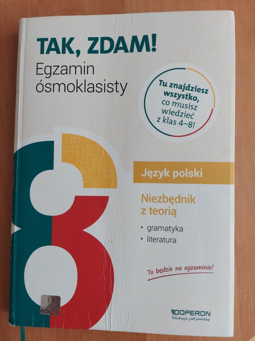 Tak zdam egzamin ośmioklasisty Operon