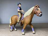 Набір Фігурка Коня Поні Schleich Шляйх з наїзником