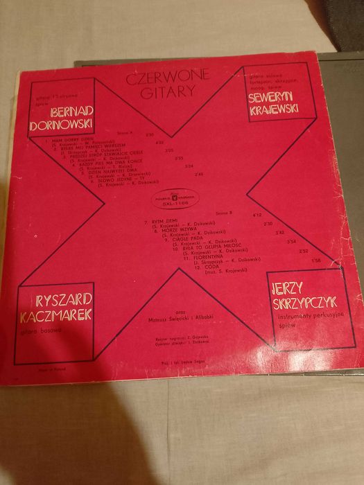 płyta gramofonowa CZERWONE GITARY
