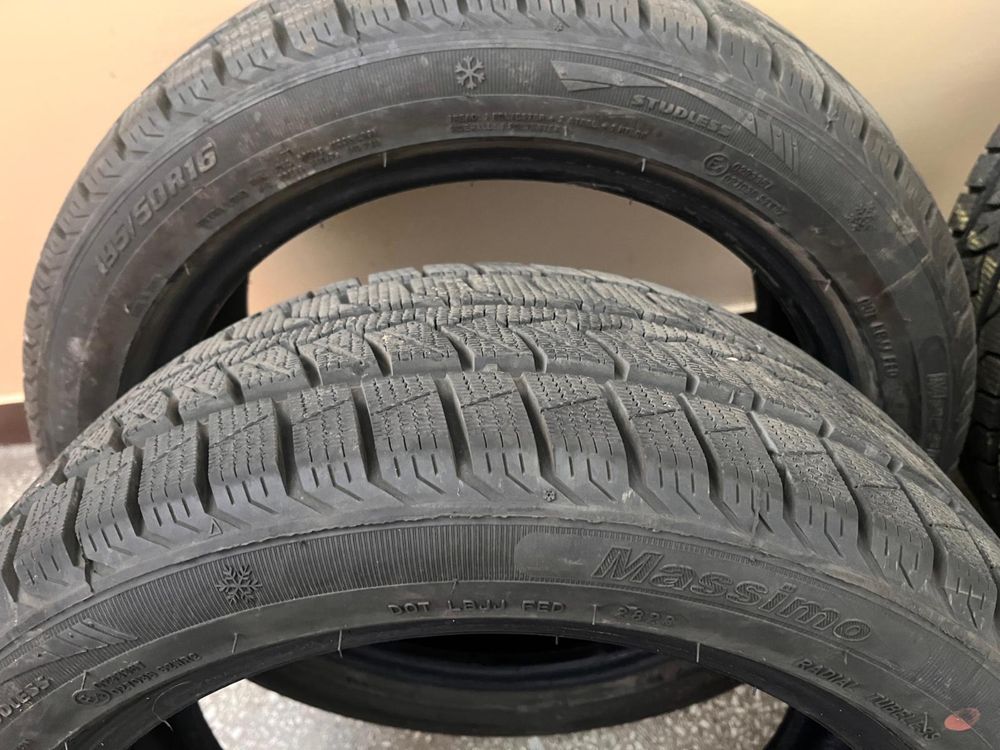 Opony zimowe Massimo Mas Winter 79 195/50R16 88 H 3PMSF idealny stan