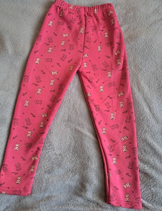 Ocieplane spodnie dziewczęce