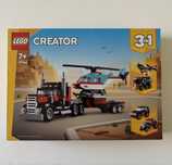 LEGO 31146 Creator 3w1 - ciężarówka z platformą i helikopterem klocki
