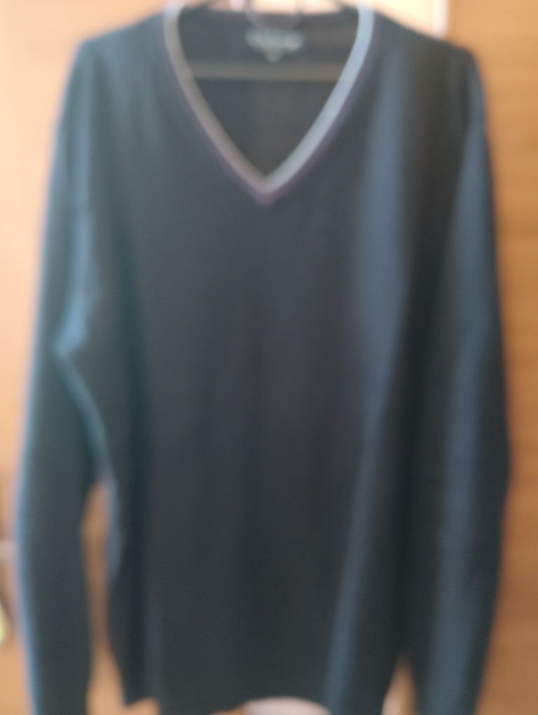 Sweter męski bawełniana i wełna