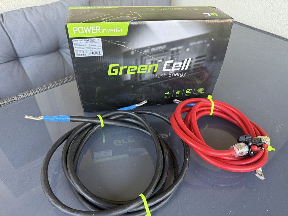 Przetwornica Green Cell Nowa  1500W/3000W