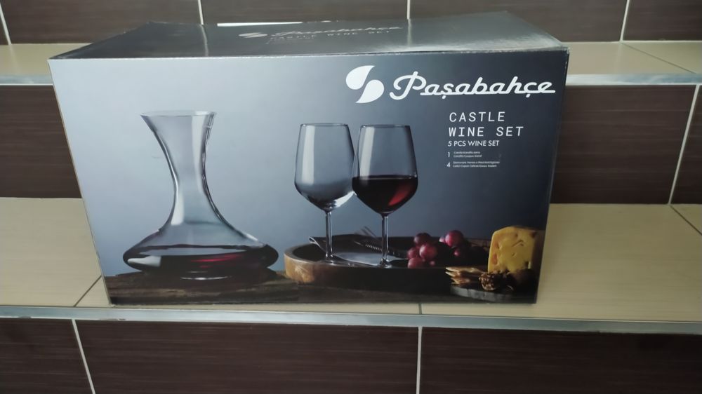 Zestaw karafka i kieliszki do wina home &you