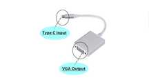 Адаптер-Конвернер Type C на VGA для MacBook .
1080P FHD