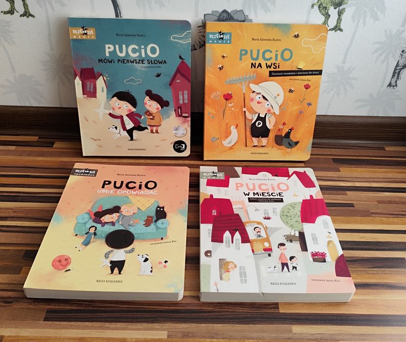 Pucio na wsi w mieście mówi pierwsze słowa umie opowiadać
