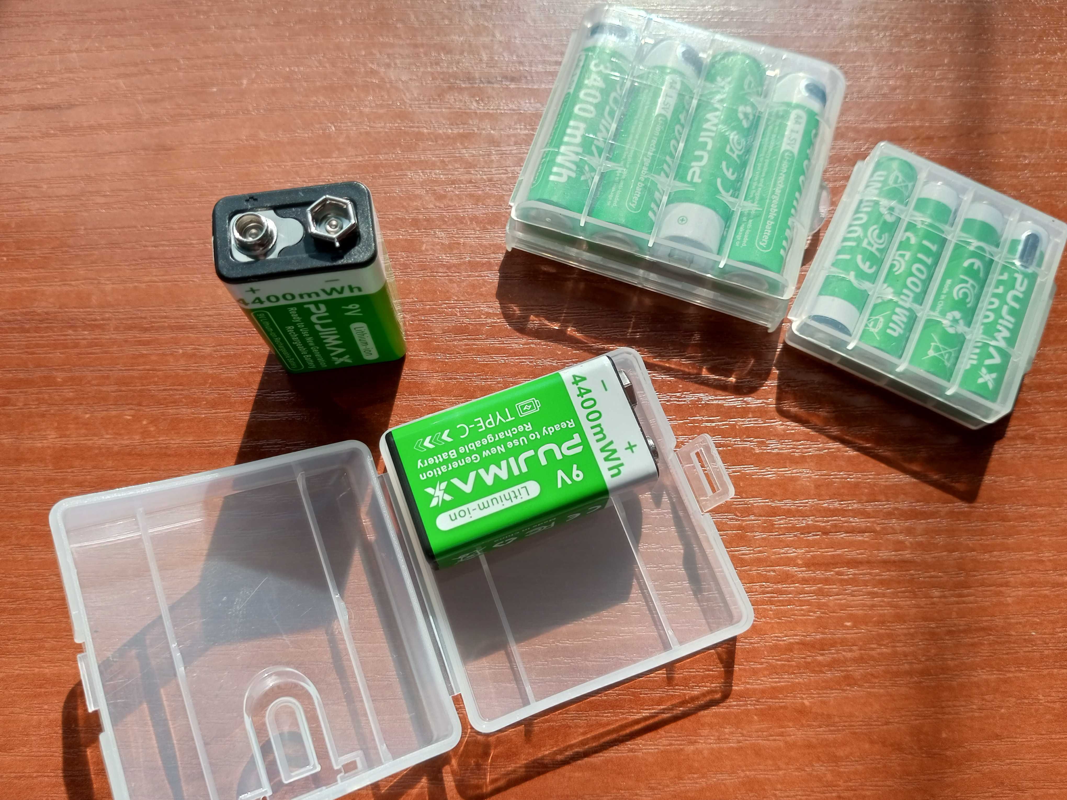 Крона аккумулятор с зарядкой 4400ма USB C.Защита.