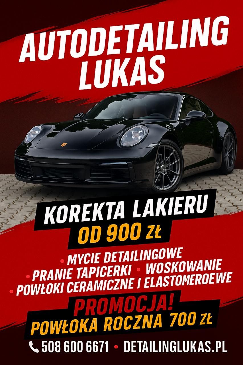 Auto Detailing Lukas/ korekta lakieru, powłoki, czyszczenie wnętrza