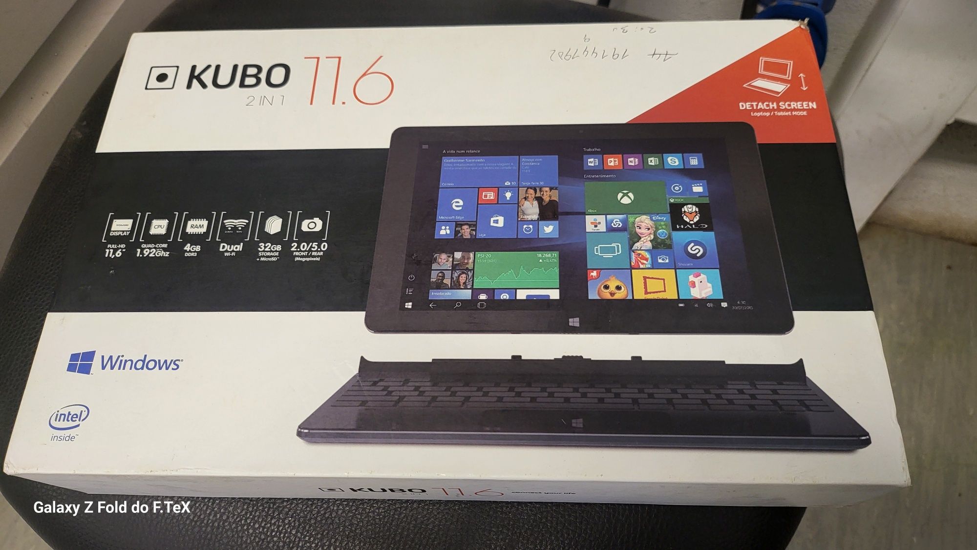 Surface kubo 11.6" com caixa