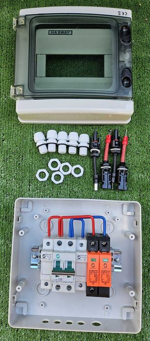 Rozdzielnica Skrzynka Zasilania DC 500V PV Fotowoltaika 1 String IP65