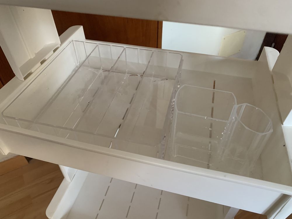 Kit Organizador de maquilhagem com acrílico transparente (5 caixas)