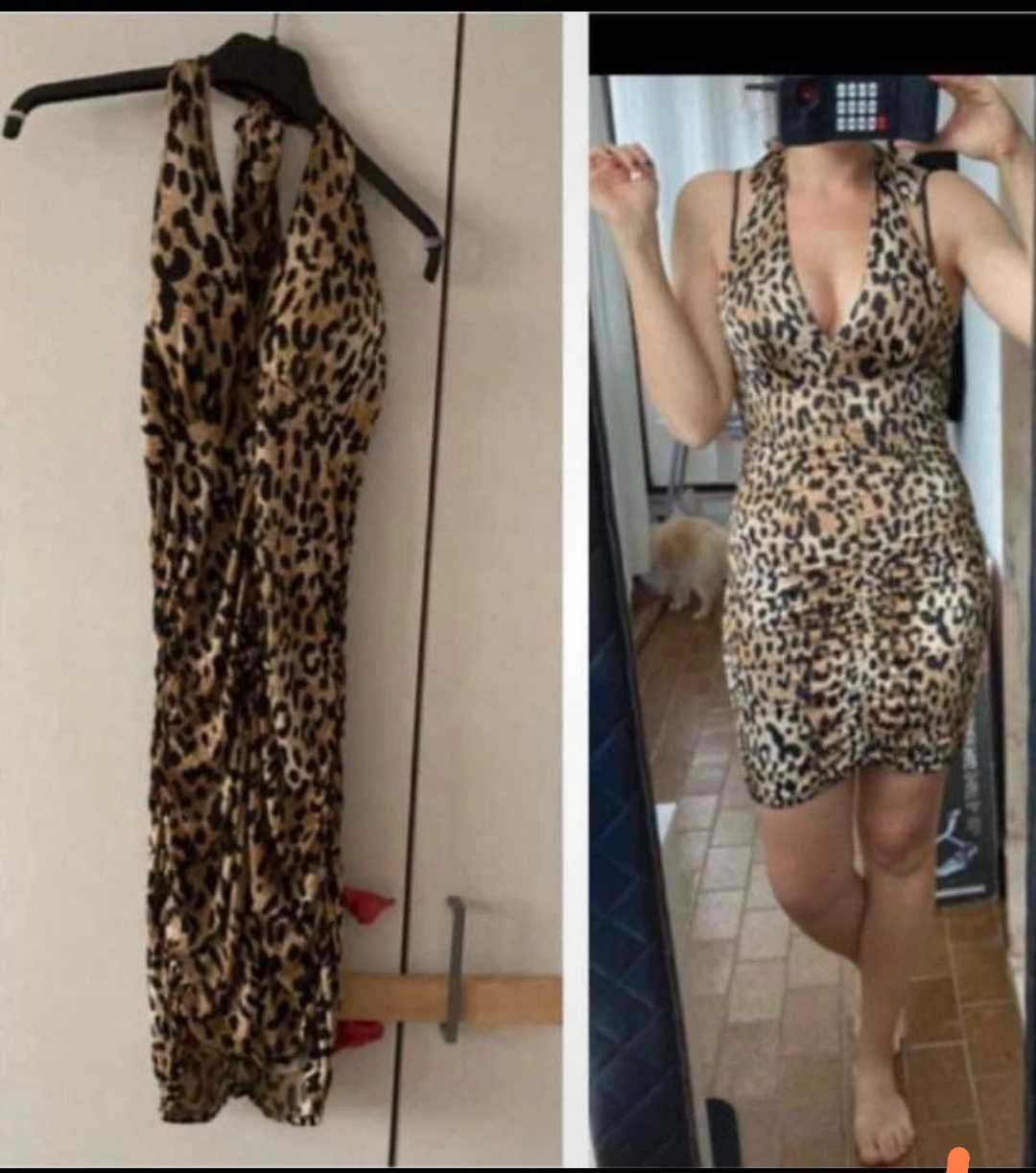 Vestido justo estampado