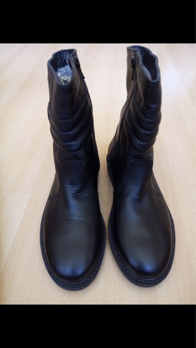 Botki męskie skórzane