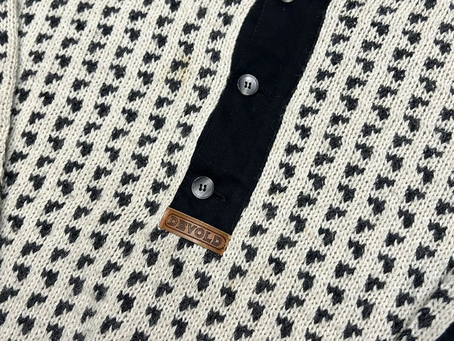 Meski sweter norweski Vintage DEVOLD NORWAG Wełna roz M