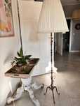 Lampa mosiężna stojąca