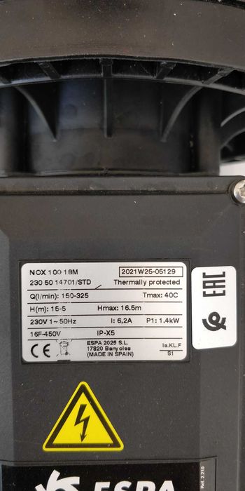 Electrobomba ESPA NOX para Piscina