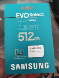 cartão microsd Samsung Evo 512gb novo