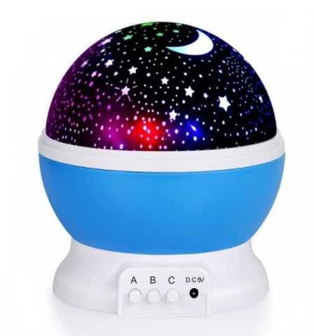 Дитячий нічник-проектор зоряного неба Star Master|3D лампа-світильник