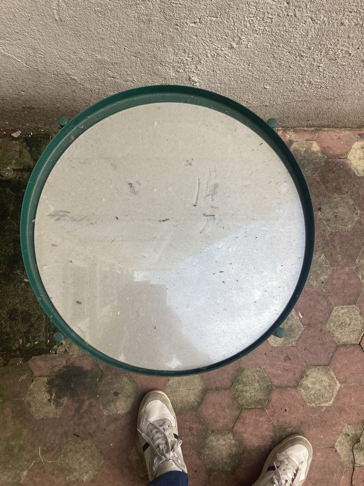 Mesa de Apoio em Metal Verde