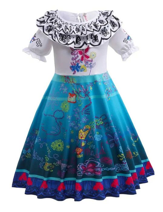 GRATIS! nowy strój Mirabel Encanto, r. 122/128 przebranie