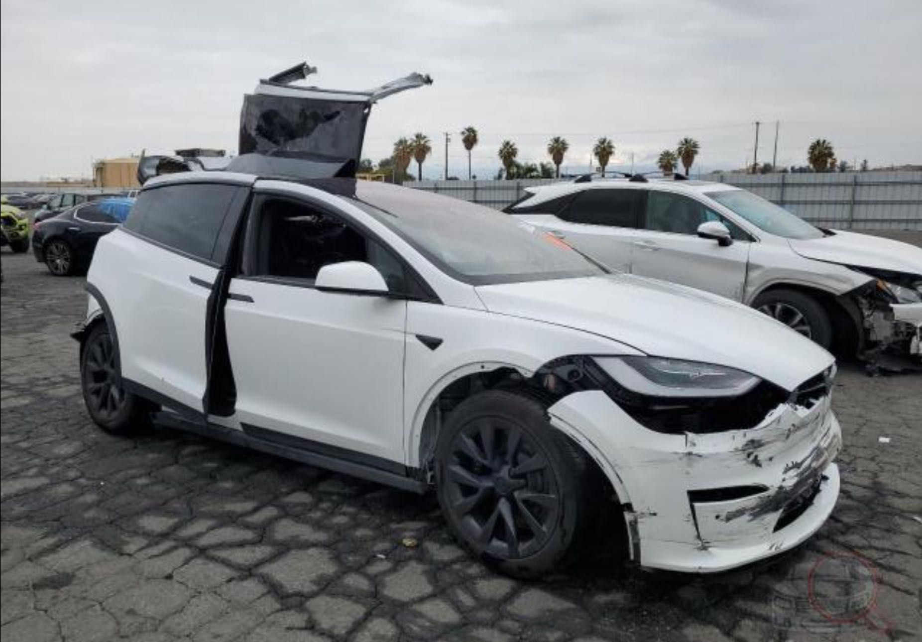 Разборка TESLA MODEL X long range 2022 - НЕ ПЕРЕКУП