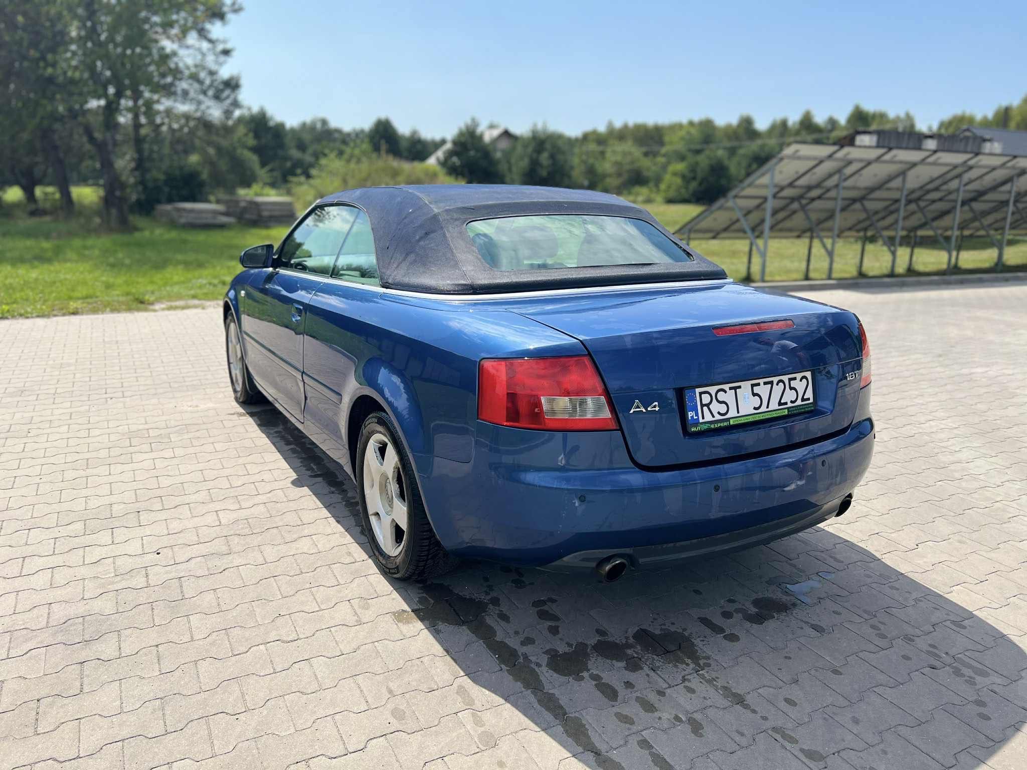Audi a4b6 Cabrio Anglik zarejestrowana