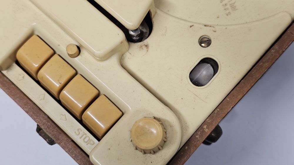 (Na chodzie) Pierwszy polski magnetofon szpulowy lampowy melodia PRL