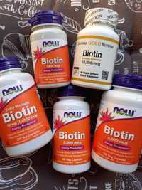 Біотин, биотин, Biotin, Now Foods CGN 1000, 5000, 10000 мкг