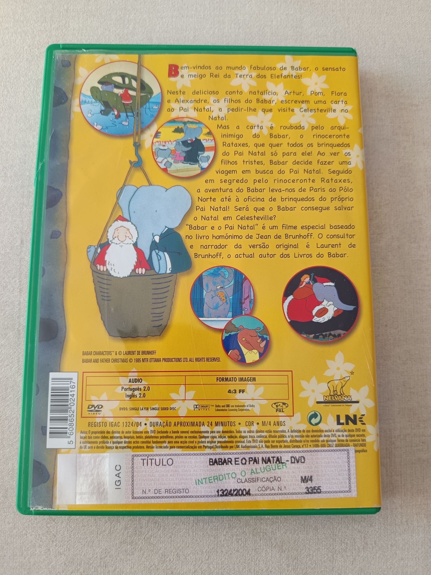 DVD babar e o pai natal