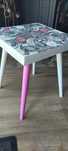 Stolik, taboret retro