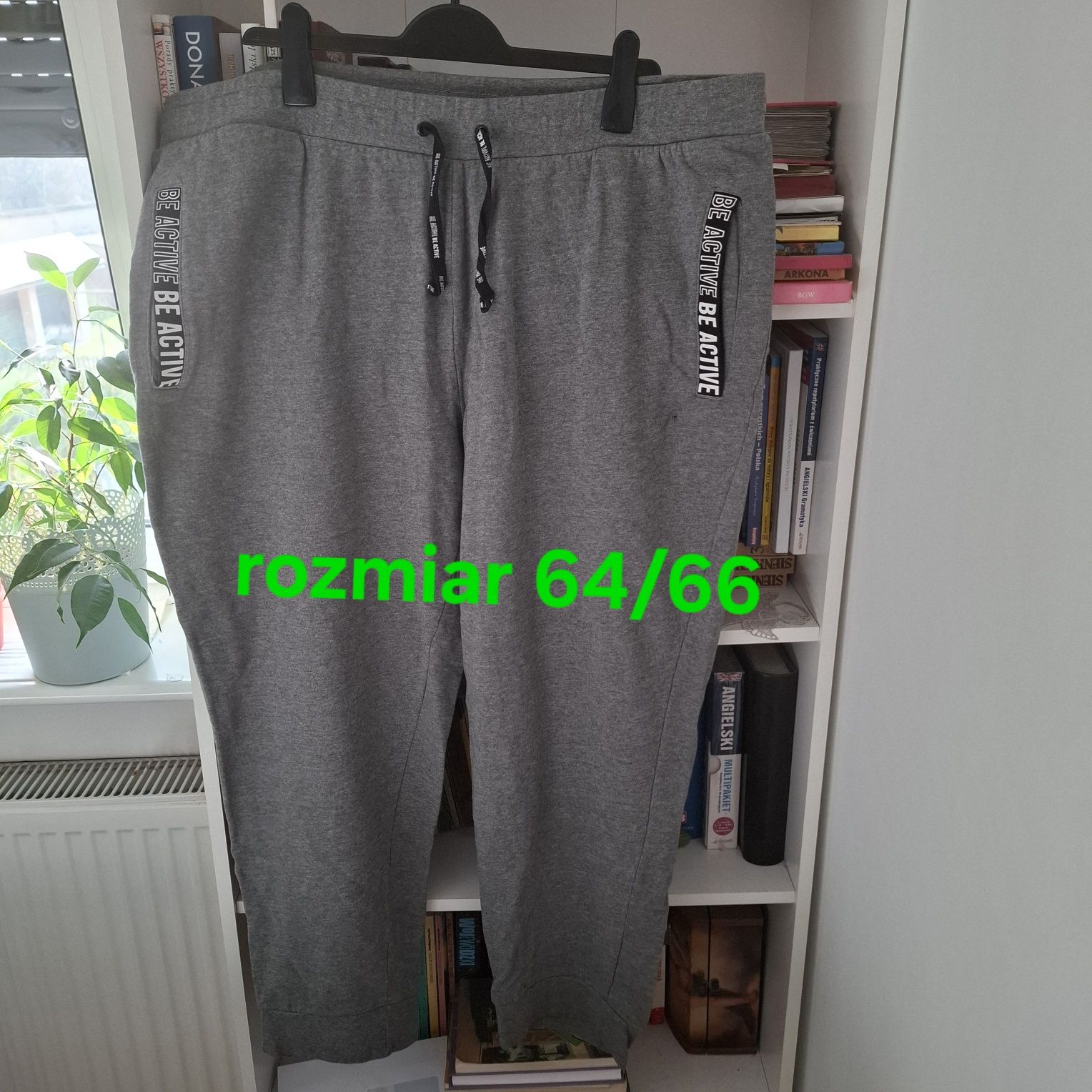 Spodnie dresowe dresy 64/66 wiskoza bawełna