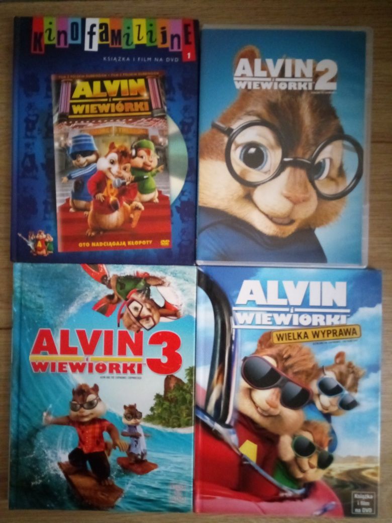 Alvin i wiewiórki 1,2,3,4 część
