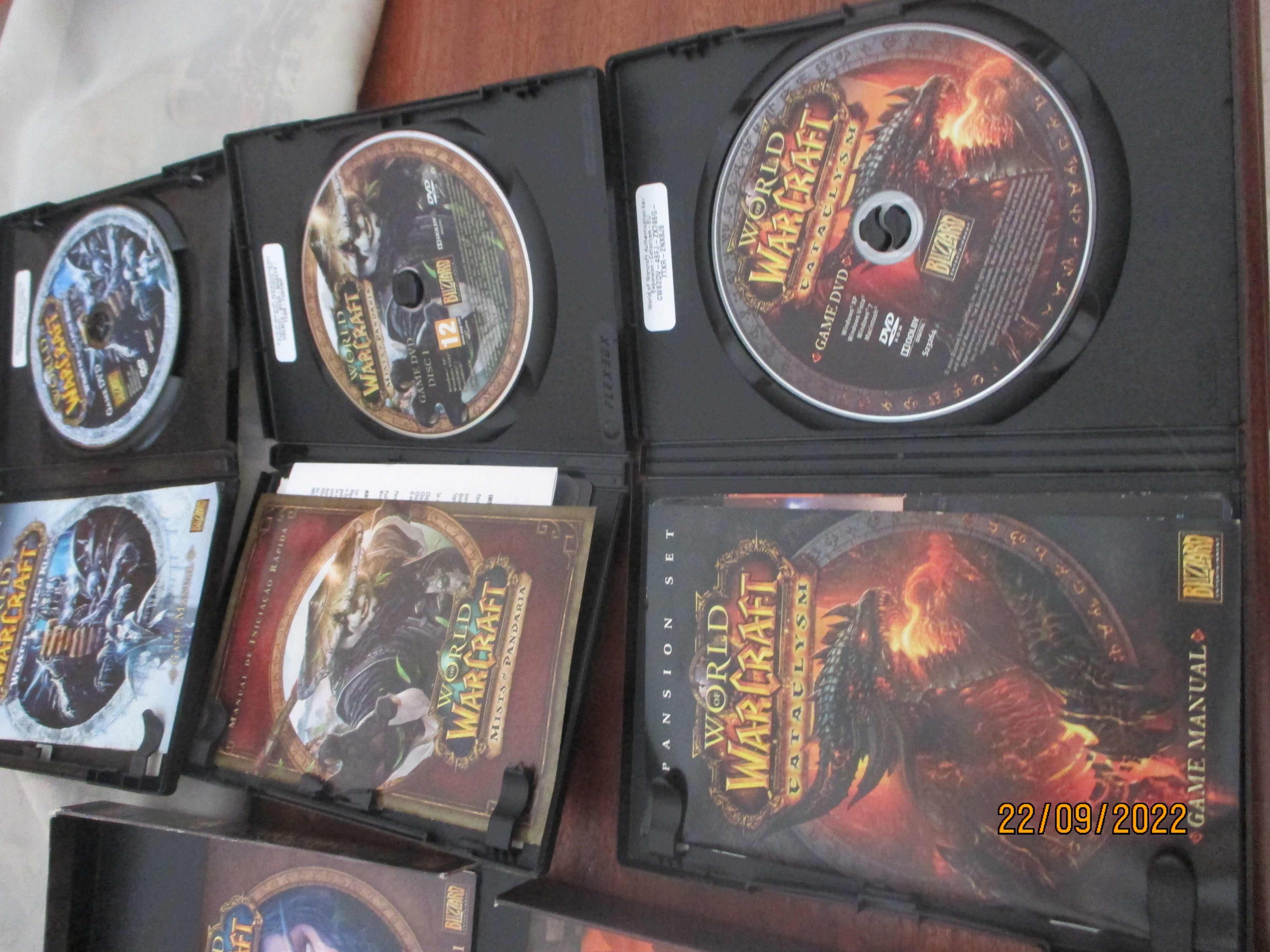 Vários jogos World Warcraft