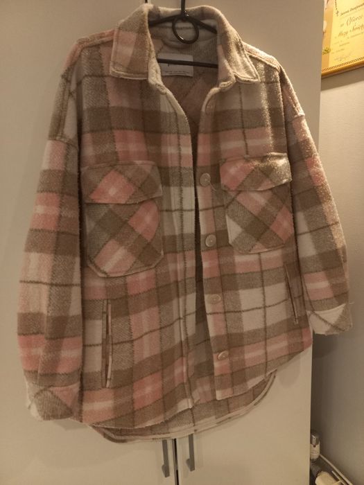 Kurtka koszulowa gruba krata roz M