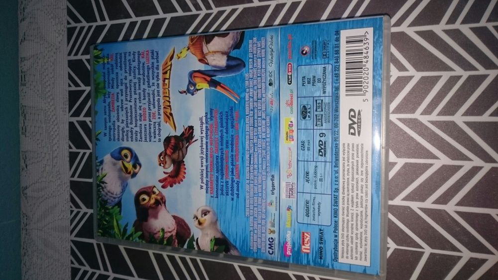 Film animowany zambezia polski dubbing dvd cd nowa