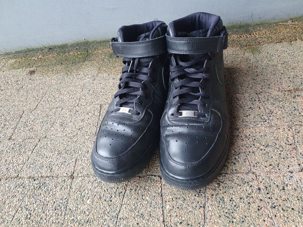 Buty Nike Air Force Mid black męskie 47