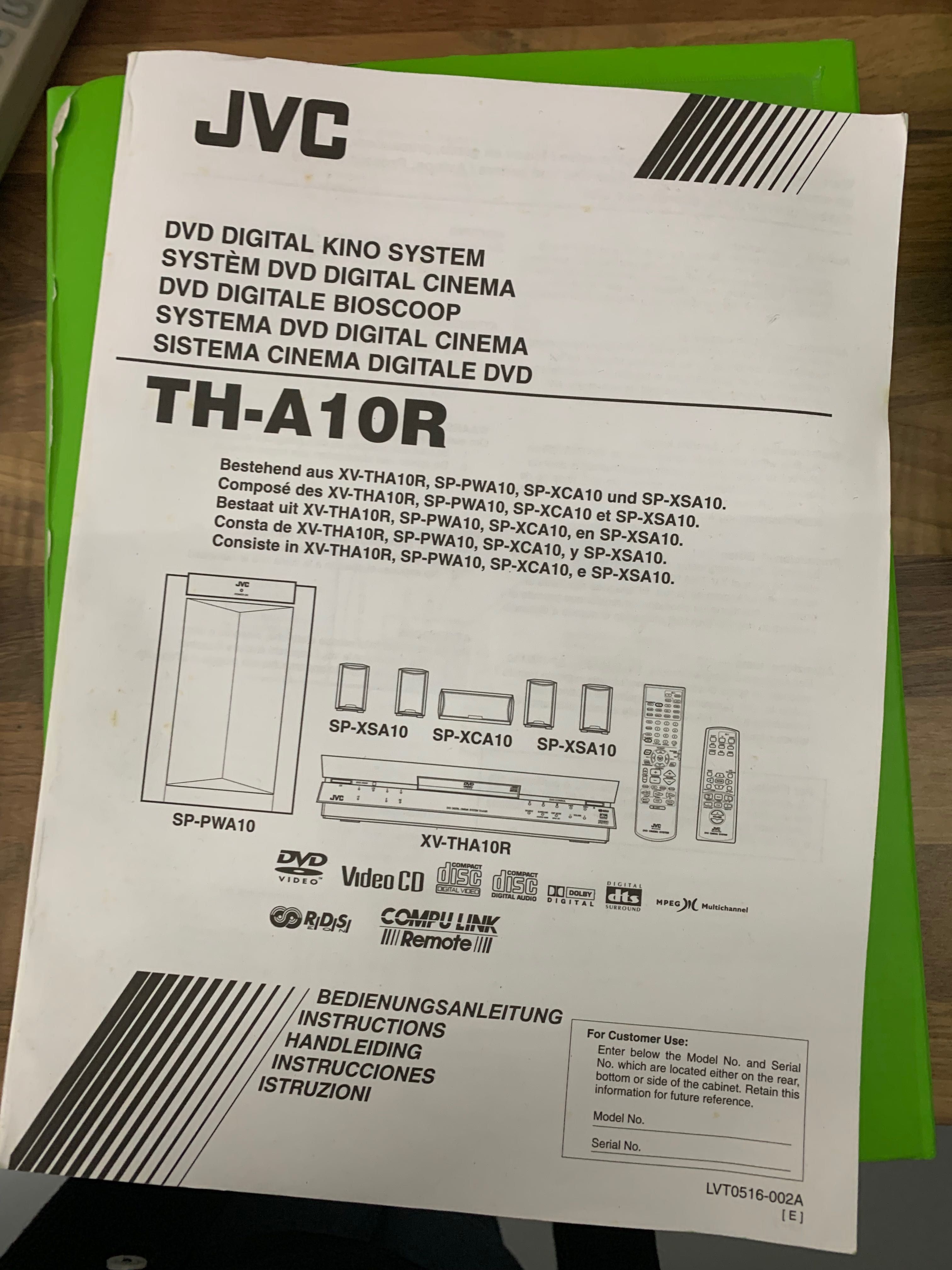 Sistema Home cinema - JVC TH-A10R